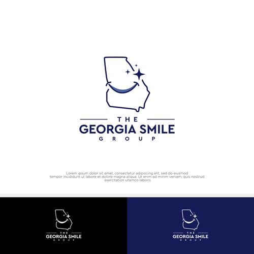 Classy logo for growing dental group in Southeast Georgia Design by rzaltf