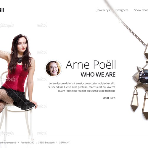 Web page design contest entry by Bijoy.B Designs