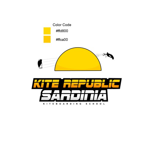 Kite Republic Sardinia - Kiteboarding School needs a youthful & professional Logo Design by Yolman