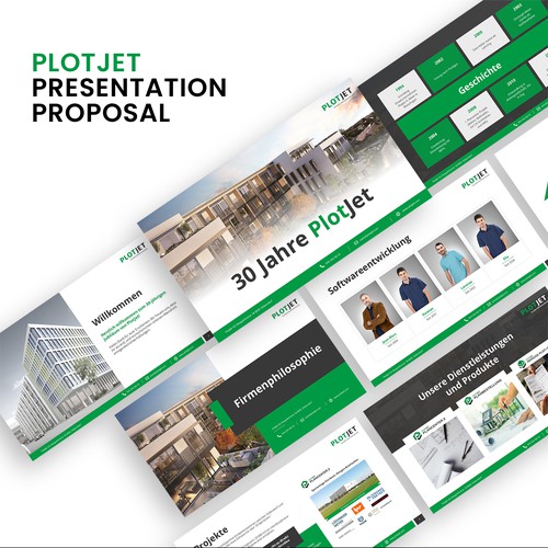 Design a Stunning Presentation for PlotJet's 30th Anniversary Design by SlideFactory