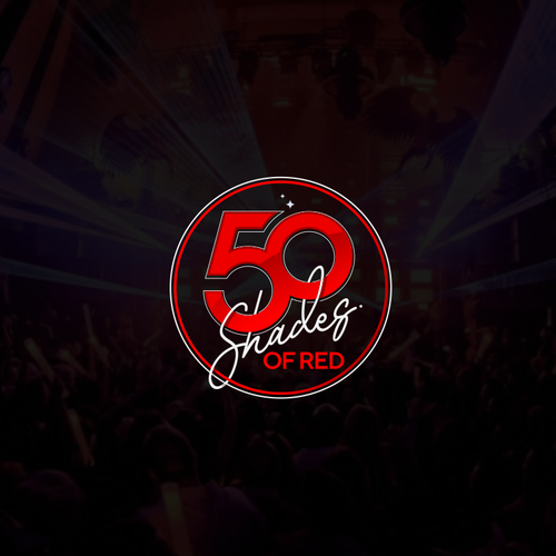 Logo for "50 Shades of Red" themed party Design by JANTUNGHATI