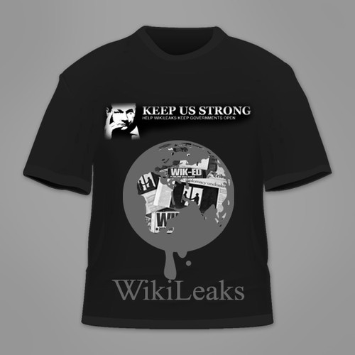 New t-shirt design(s) wanted for WikiLeaks Diseño de arssoul
