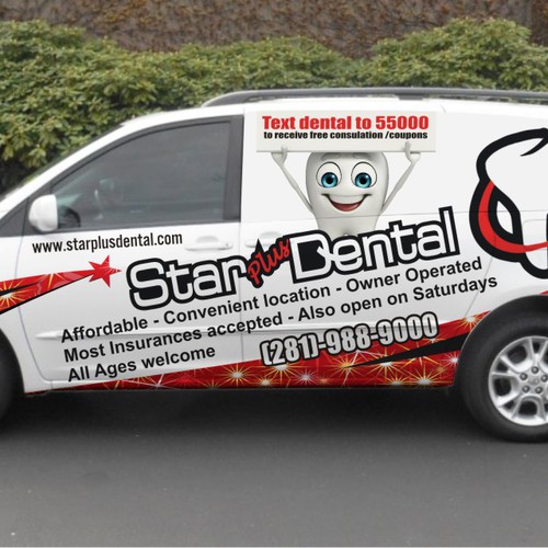  CAR wrap design for Dental office Design by TANSA ART