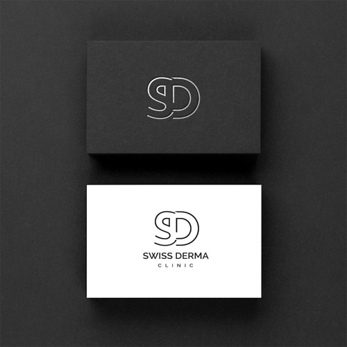 logo with strong recognition, high luxury branding, to evaluate Swiss medical quality Design by des13n ©