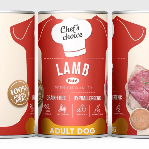 Design a super premium pet food packaging! Design by GREYYCLOUD