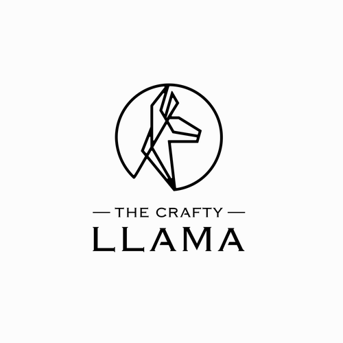 Simple and friendly Llama design Design by QUINCY_