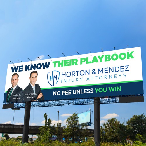 Personal Injury Lawyer Billboard Design Showdown! Design by harles .