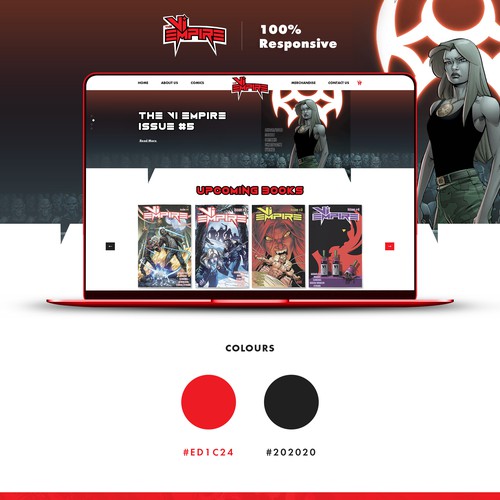 Designs Comic Book Website Web page design contest