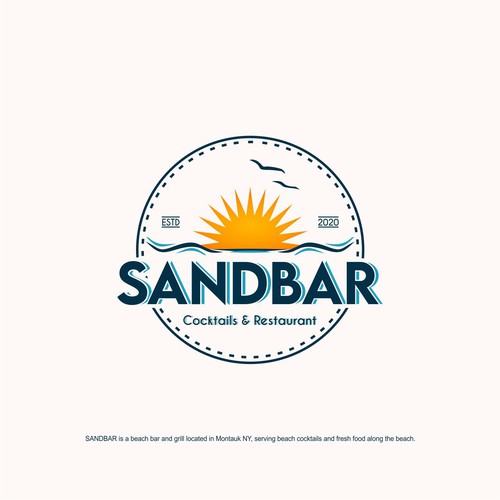 SANDBAR- CHIC Logo for Beachside Bar and Restaurant Design von Timuș Valerian