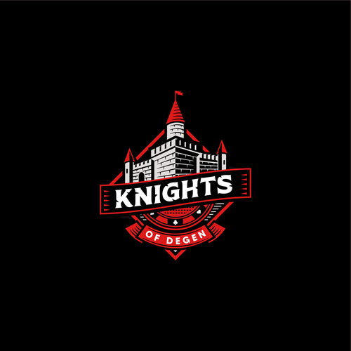 "Knights of Degen" Logo and Branding Design by HG | Designs