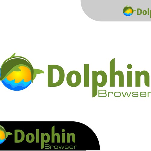 New logo for Dolphin Browser Réalisé par Nanak-DNA