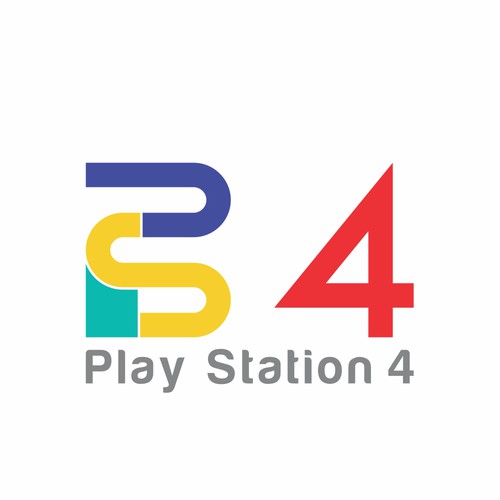 Community Contest: Create the logo for the PlayStation 4. Winner receives $500! デザイン by blue_dragon
