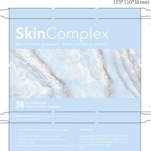 Box design for a advanced skin care supplement Design by ve_sta