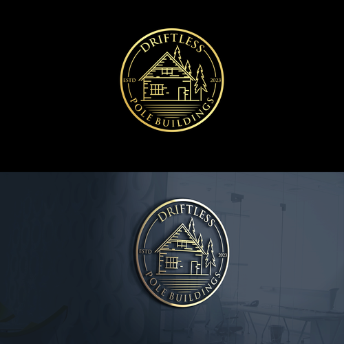 Picturesque pole building logo Design por MoeYec