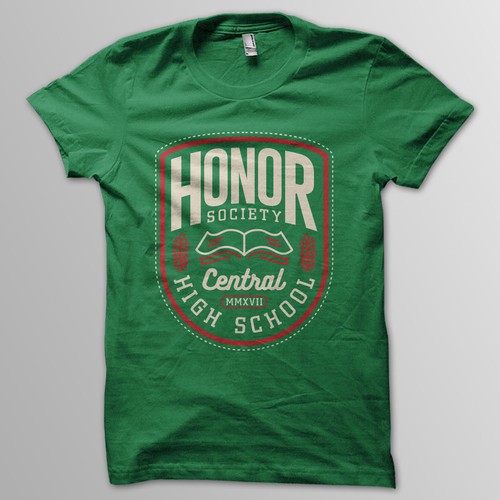 High School Honor Society T-shirt for www.imagemarket.com Design por appleART™