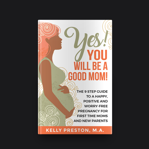 Design an ebook cover to reflect the beauty of pregnancy, and get rid of the new mom's fears. Design by romy