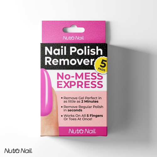 Nutra Nail Gel Remover Design by Seif.