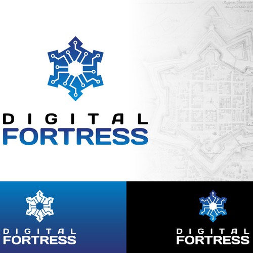 View Digital Fortress Logo Background