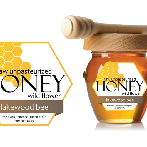 Lakewood Bee needs a new print or packaging design Design by Mendayu Dayu