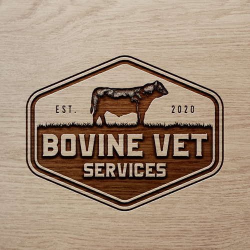 Design a bold cattle logo for Montana veterinary practice Design by DIX LIX MIX