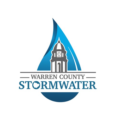 Create a recognizable logo for Warren County Division of Stormwater