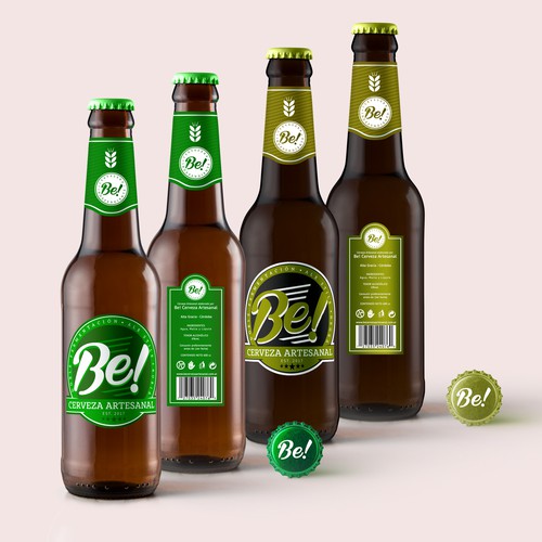 Imaginate la para "be! cerveza artesanal", una cerveza disfrutar | Product label |