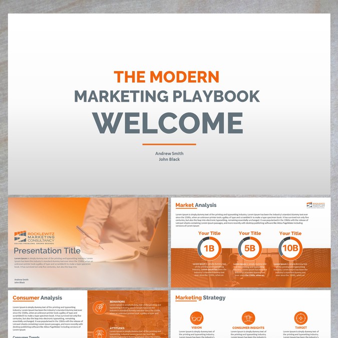 The Marketing Playbook PowerPoint template contest