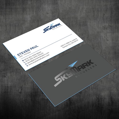 Need business card redesign for Aircraft Truck Fueling company Design by a r t  ^ s t a r