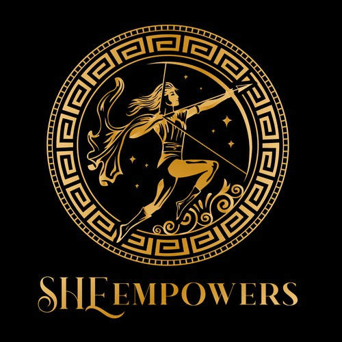 SHEempowers - luxurious design of a woman preferrably in some kind of a circle to appeal to women professionals Design by Jacob Gomes