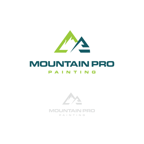High-end, tech-focused Colorado painting company brand package Design by MD Design99