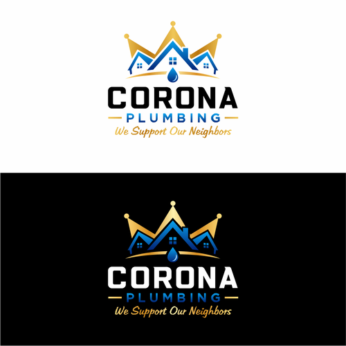 "We need to stand out to our local community" winning Logo & business card
