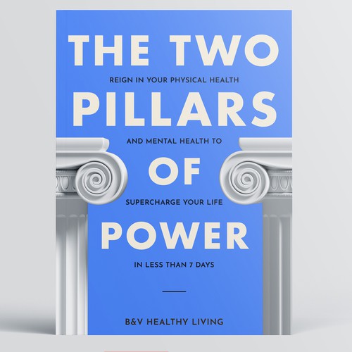 2 Pillars of Power book cover design to grab attention Design by Morten Bredehöft