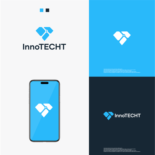 InnoTECHT - new logo based on existing logo but R+D Design by L A T O