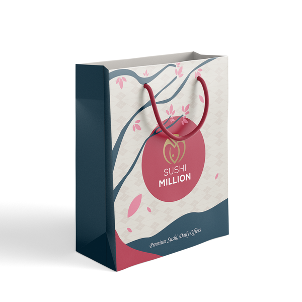 SUSHI Paper Bag for Food Deliveries