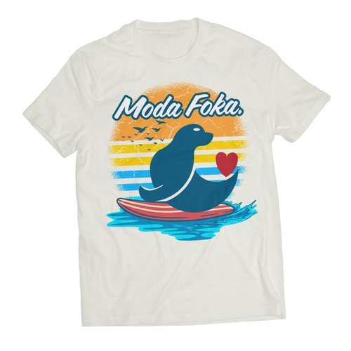 Moda Foka Awareness T-Shirt Design by VANAS OFF THE SUNN