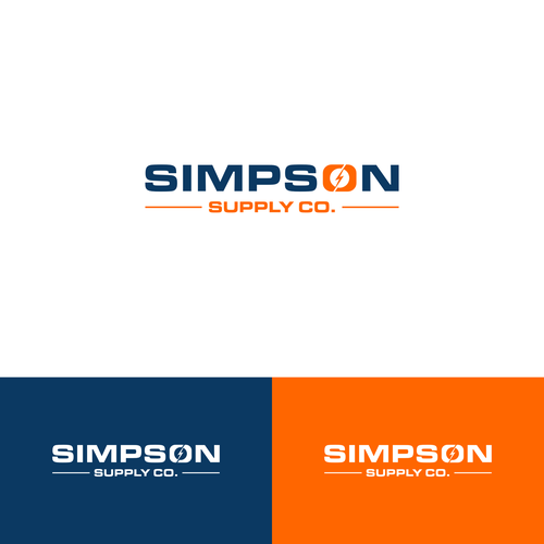 Logo for Simpson Supply Co. Design by SemangArt.beud