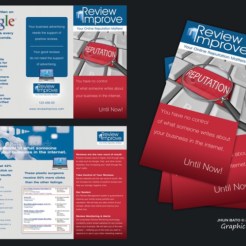 Review Improve Brochure! デザイン by ROCKVIZION GRAPHICS