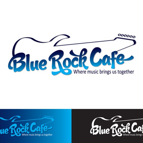 Design di logo for Blue Rock Cafe di SweetBerry