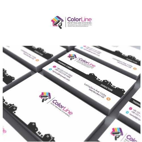 ColorLine Logo Design by dokyunTM