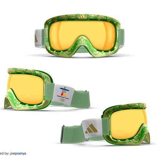 Design adidas goggles for Winter Olympics Diseño de joepoenya