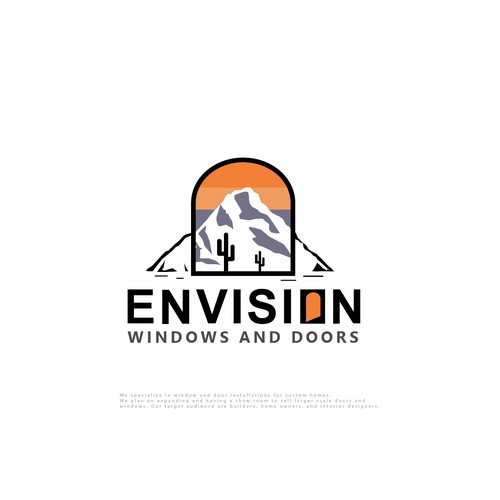 Design a modern eye-catching logo Window/Door company. Lets go! Design by designedbyjeriz▲