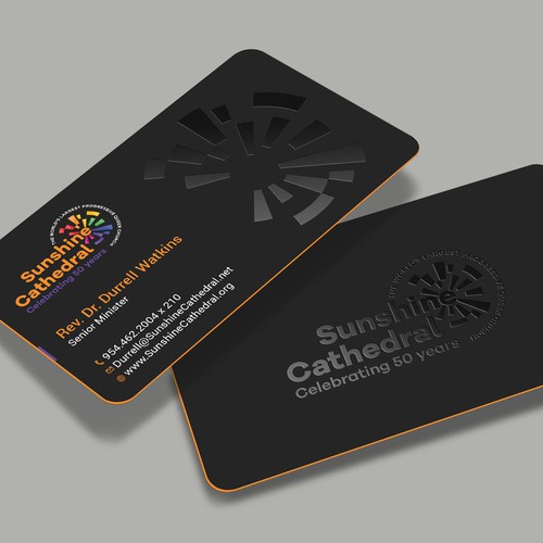 Business Card for Growing Progressing LGBTQ Church Design by a r t  ^ s t a r