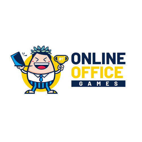 Logo for Online Office Games by teambuilding.com -- an event loved by Apple, Google, NASA and more. Design by HTM