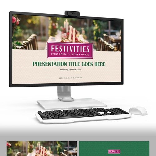 Festivities Powerpoint Deck Design by Wisden