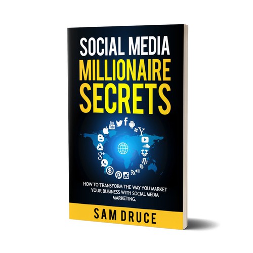 Design A Social Media Marketing Book Cover Being Sent to 500,000 in 10 days! Design by D sign Master