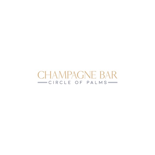 Luxury and modern Champagne Bar logo-ontwerp door subahman