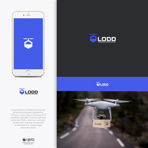 lodd - Design the modern logo of a drone delivery services venture Design by ojietz