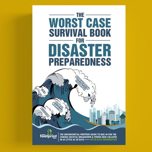 Sustainable Survival Book Cover | Extravagant Book Cover Design Design by Nat Pearl Designs