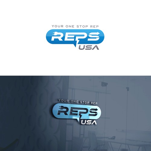 Diseño de Rep's USA Logo de elfbaf