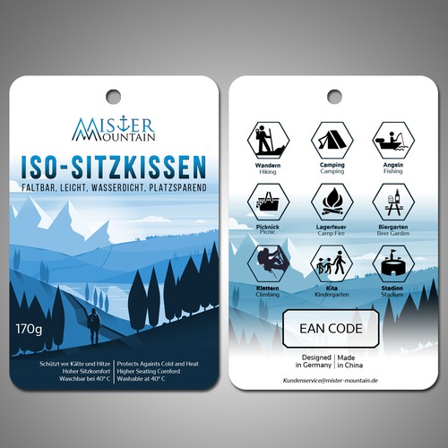 Etiquetas de producto propuesta en el concurso por Mr.TK